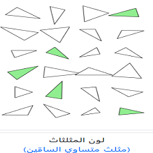 Cours et exercices de mathématiques - 1ère année primaire - Reconnaître les triangles