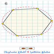 Cours et exercices de mathématiques - 1ère année primaire - Le polygone régulier
