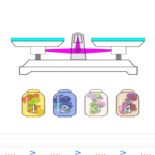 دروس وتمارين الرياضيات السنة الثانية ابتدائي - مقارنة وترتيب كتل