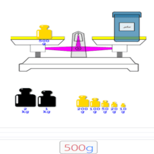 دروس وتمارين الرياضيات السنة الثانية ابتدائي - قياس كتل بالغرام والكيلوغرام
