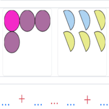 دروس وتمارين الرياضيات السنة أولى ابتدائي - مقارنة كتابتين جمعيتين