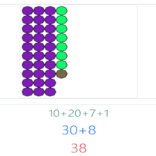 دروس وتمارين الرياضيات السنة الثانية ابتدائي - تفكيك الأعداد الكتابات الجمعية
