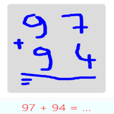 دروس وتمارين الرياضيات السنة الرابعة ابتدائي - التقنية الاعتيادية للجمع