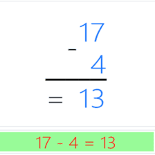 القاموس الرياضي :الطرح 