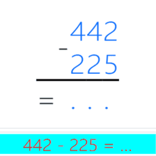 دروس وتمارين الرياضيات السنة الثالثة ابتدائي - التقنية الاعتيادية للطرح